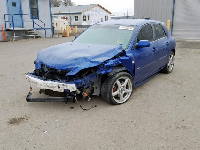 JM1BK343571633607 - 2007 MAZDA 3 HATCHBAC BLUE photo 2