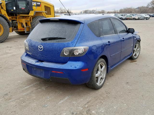 JM1BK343571633607 - 2007 MAZDA 3 HATCHBAC BLUE photo 4