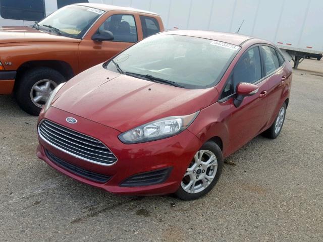 3FADP4BJ4EM151850 - 2014 FORD FIESTA SE RED photo 2