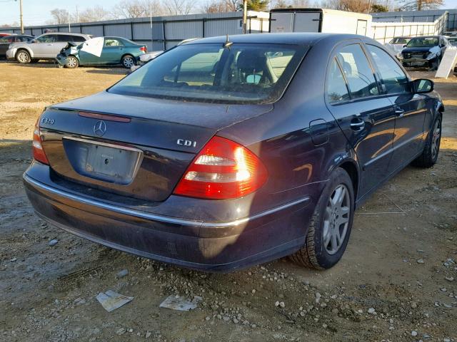 WDBUF26J56A824993 - 2006 MERCEDES-BENZ E 320 CDI BLACK photo 4