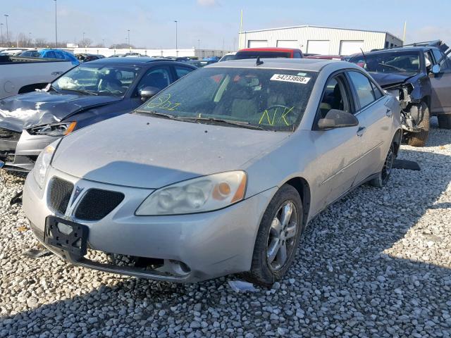 1G2ZH57N884129160 - 2008 PONTIAC G6 GT SILVER photo 2