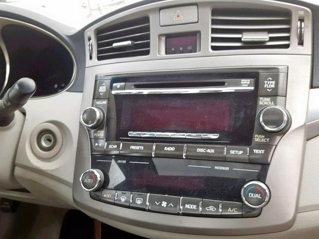 4T1BK3DB7BU432026 - 2011 TOYOTA AVALON BAS Ақ фото 9