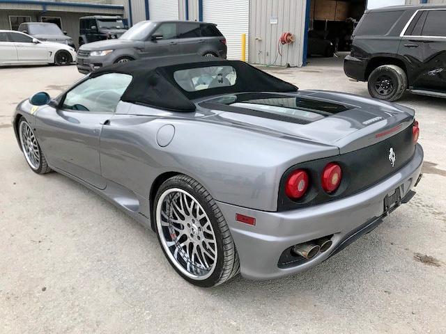 ZFFYT53A440136795 - 2004 FERRARI 360 SPIDER GRAY photo 3