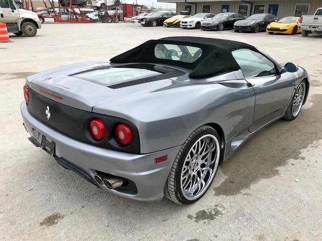 ZFFYT53A440136795 - 2004 FERRARI 360 SPIDER GRAY photo 4