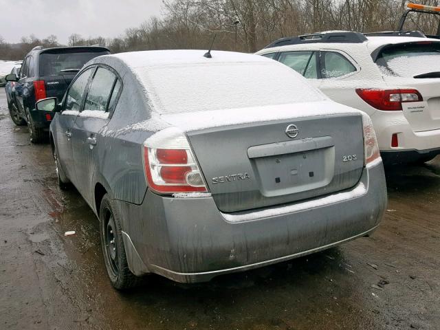 3N1AB61E07L626742 - 2007 NISSAN SENTRA 2.0 GRAY photo 3