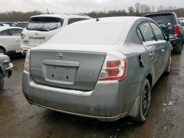 3N1AB61E07L626742 - 2007 NISSAN SENTRA 2.0 GRAY photo 4