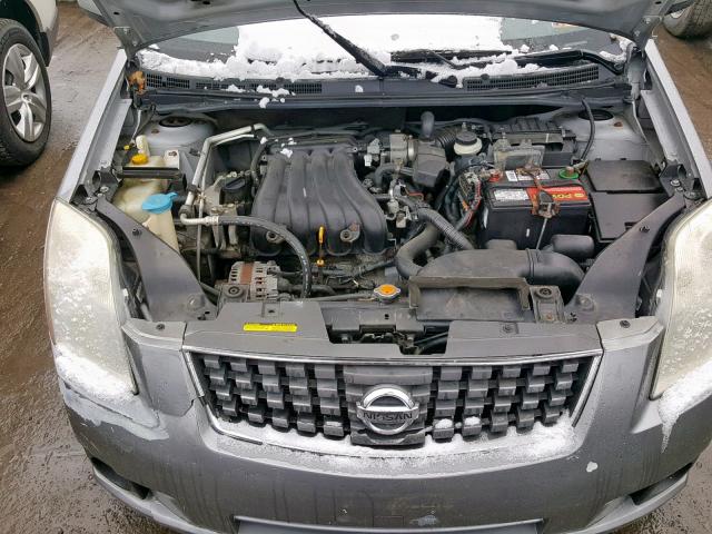 3N1AB61E07L626742 - 2007 NISSAN SENTRA 2.0 GRAY photo 7