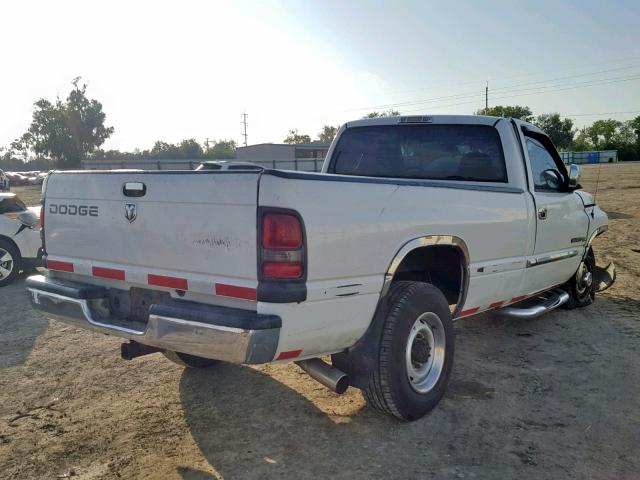 3B7KC26Z91M250613 - 2001 DODGE RAM 2500 WHITE photo 4