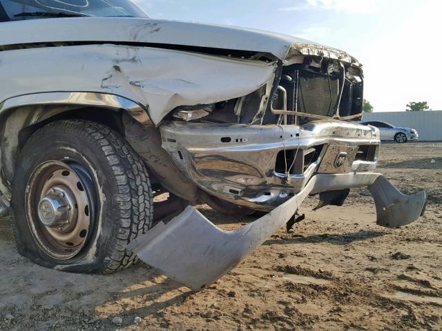 3B7KC26Z91M250613 - 2001 DODGE RAM 2500 WHITE photo 9