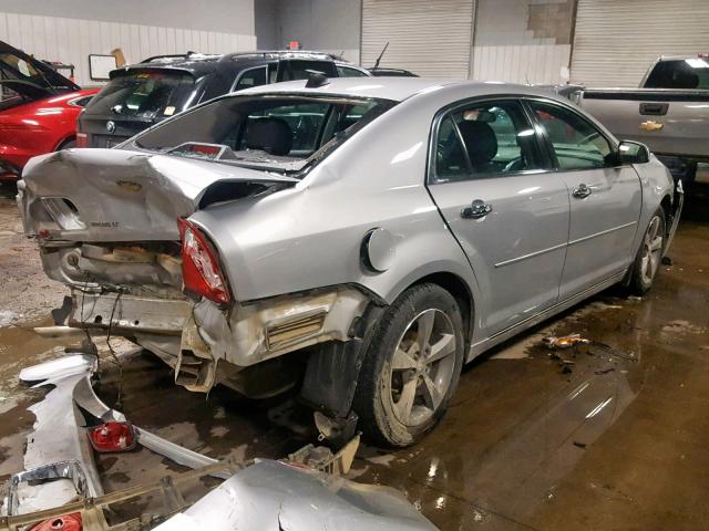 1G1ZC5EU5CF367350 - 2012 CHEVROLET MALIBU 1LT SILVER photo 4