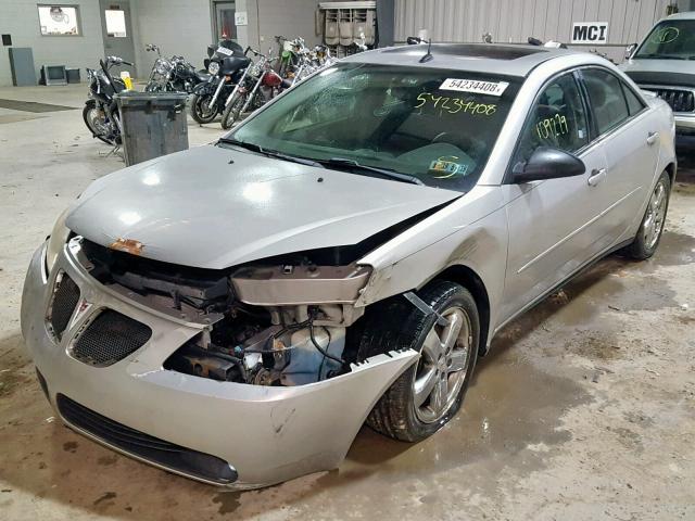 1G2ZH548154150779 - 2005 PONTIAC G6 GT SILVER photo 2