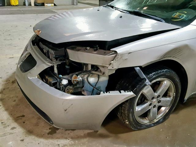 1G2ZH548154150779 - 2005 PONTIAC G6 GT SILVER photo 9