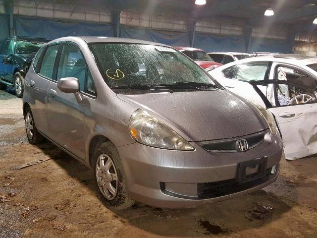 JHMGD38497S022880 - 2007 HONDA FIT GRAY photo 1