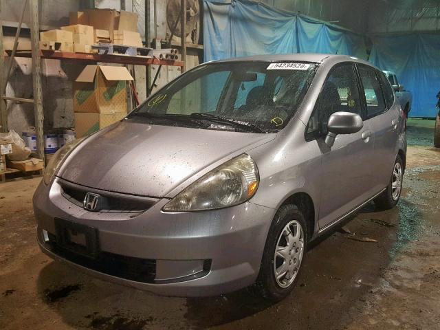 JHMGD38497S022880 - 2007 HONDA FIT GRAY photo 2