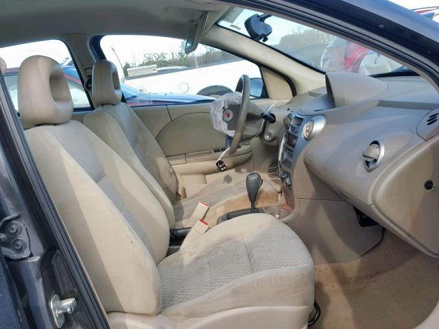 1G8AJ55F37Z201001 - 2007 SATURN ION LEVEL BLACK photo 5