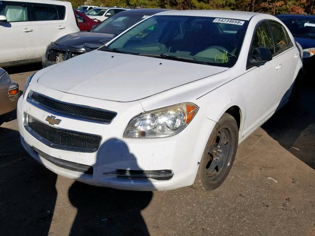 1G1ZG57B99F160128 - 2009 CHEVROLET MALIBU LS WHITE photo 2
