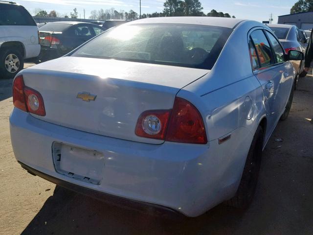 1G1ZG57B99F160128 - 2009 CHEVROLET MALIBU LS WHITE photo 4