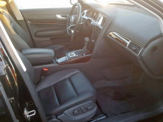 WAUSG74F39N024253 - 2009 AUDI A6 BLACK photo 5