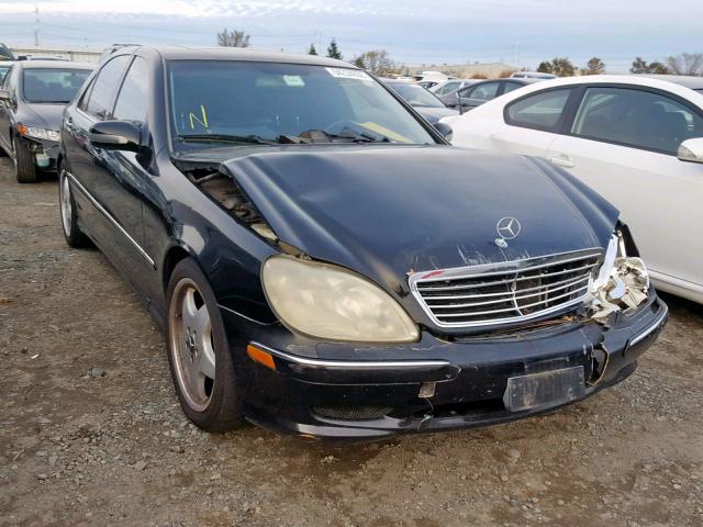 WDBNG70J52A225674 - 2002 MERCEDES-BENZ S 430 BLACK photo 1