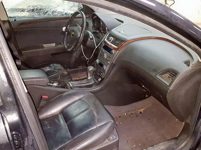 1G1ZE5E75BF306342 - 2011 CHEVROLET MALIBU LTZ შავი ფოტო 5