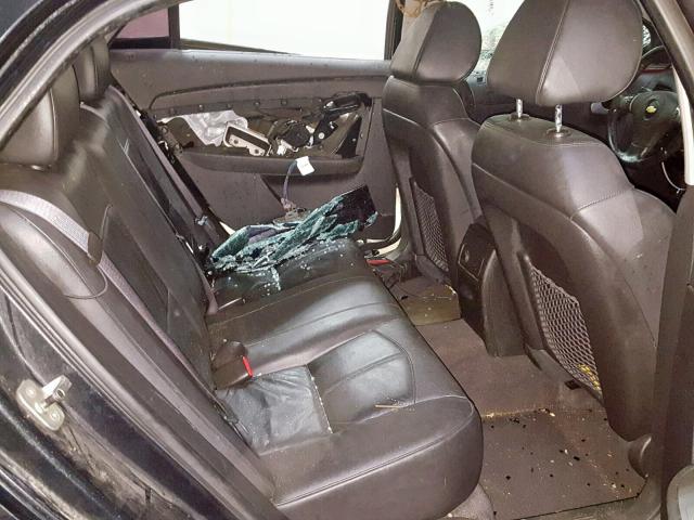 1G1ZE5E75BF306342 - 2011 CHEVROLET MALIBU LTZ შავი ფოტო 6