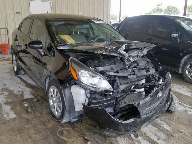 KNADM4A3XE6402485 - 2014 KIA RIO LX BLACK photo 1