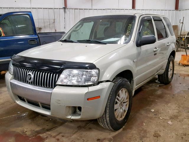 4M2CU57175DJ12012 - 2005 MERCURY MARINER SILVER photo 2