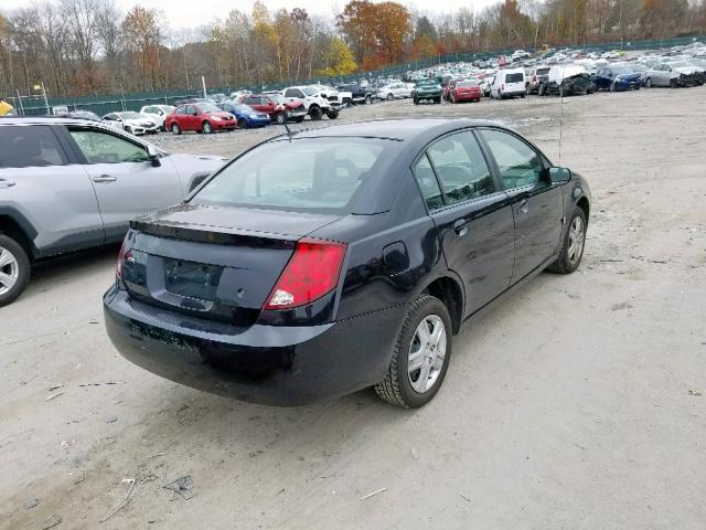 1G8AJ55F37Z147540 - 2007 SATURN ION LEVEL BLACK photo 4