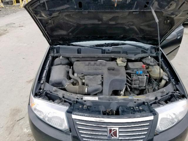 1G8AJ55F37Z147540 - 2007 SATURN ION LEVEL BLACK photo 7