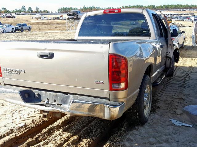 3D7KA28CX4G243483 - 2004 DODGE RAM 2500 S თაფლისფერი ფოტო 4