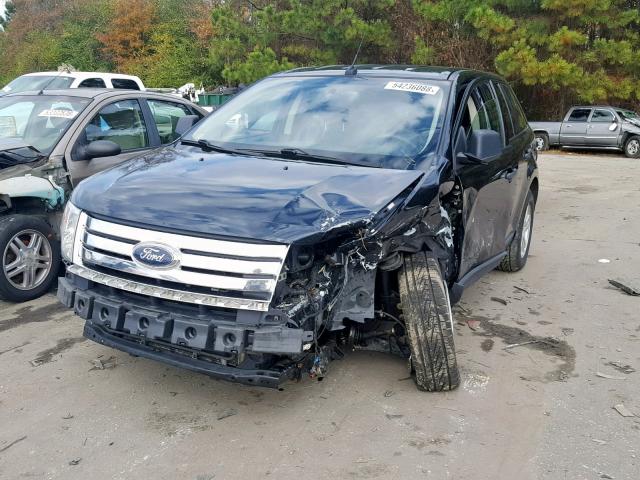 2FMDK36C08BA14517 - 2008 FORD EDGE SE BLACK photo 2