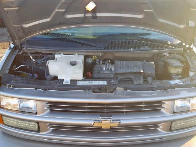 1GNFG65RX11221267 - 2001 CHEVROLET EXPRESS G1 GRAY photo 7