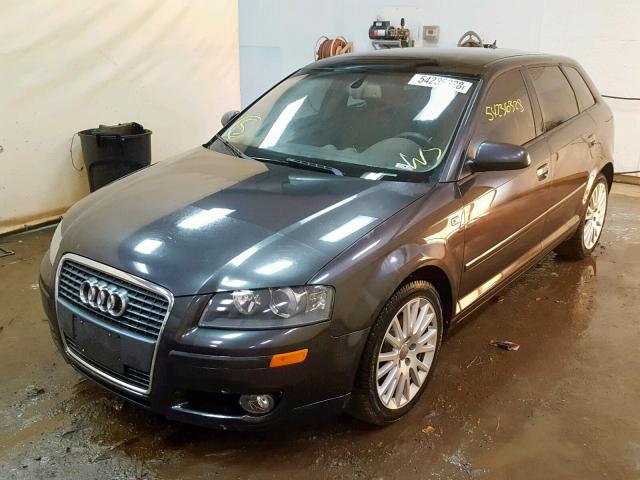 WAUNF78P66A032188 - 2006 AUDI A3 2.0 PRE GRAY photo 2