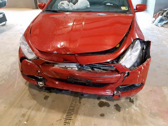 1C3CDFCA3DD343462 - 2013 DODGE DART LIMIT RED photo 9