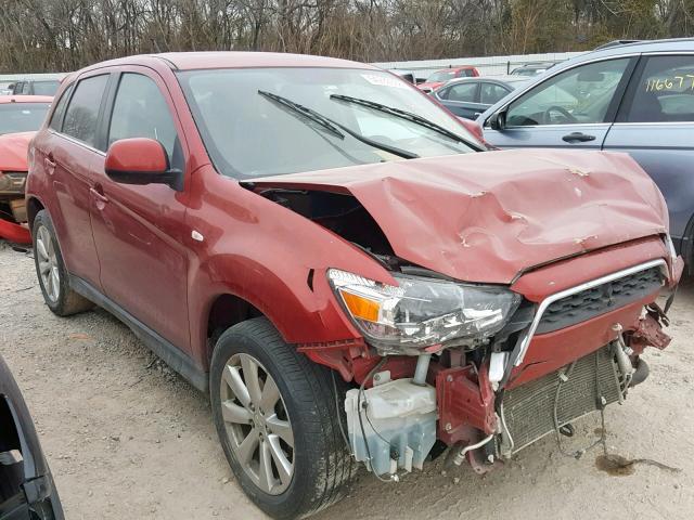 4A4AP4AU9FE005601 - 2015 MITSUBISHI OUTLANDER RED photo 1