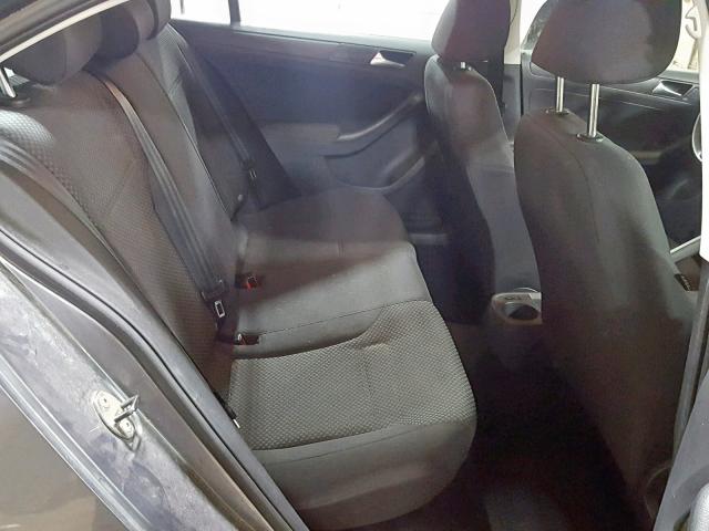 3VW1K7AJ8CM388866 - 2012 VOLKSWAGEN JETTA BASE Մոխրագույն լուսանկար 6