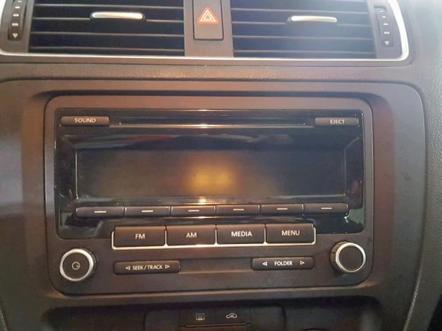 3VW1K7AJ8CM388866 - 2012 VOLKSWAGEN JETTA BASE Մոխրագույն լուսանկար 9