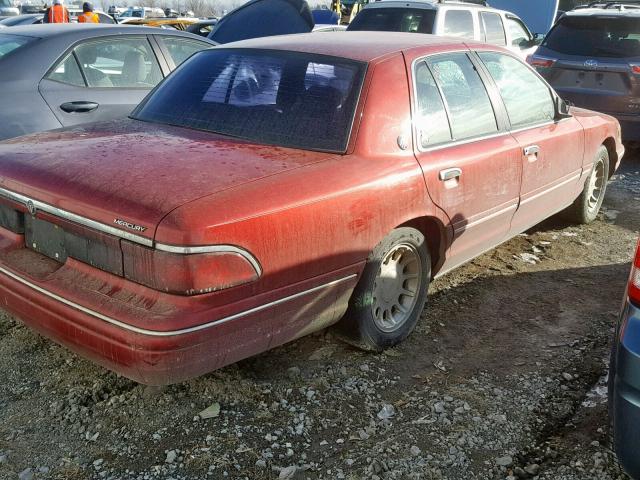 2MELM75W0TX686228 - 1996 MERCURY GRAND MARQ RED photo 4