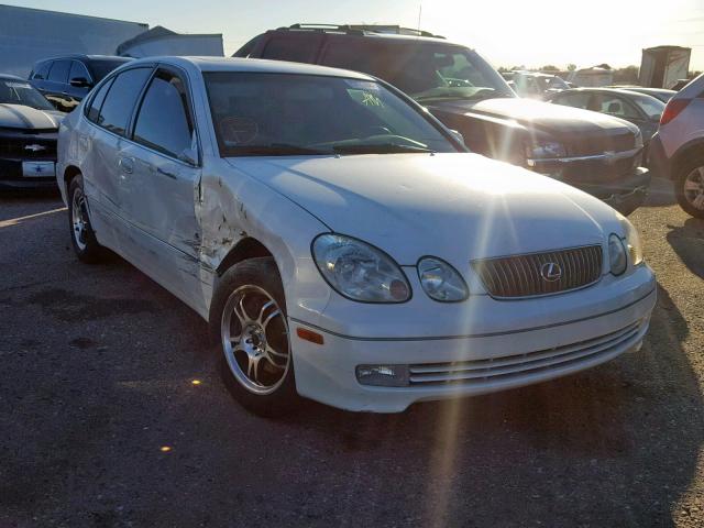 JT8BD69S040200594 - 2004 LEXUS GS 300 WHITE photo 1