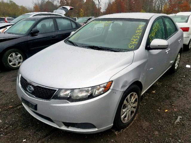 KNAFU4A20C5571983 - 2012 KIA FORTE EX SILVER photo 2