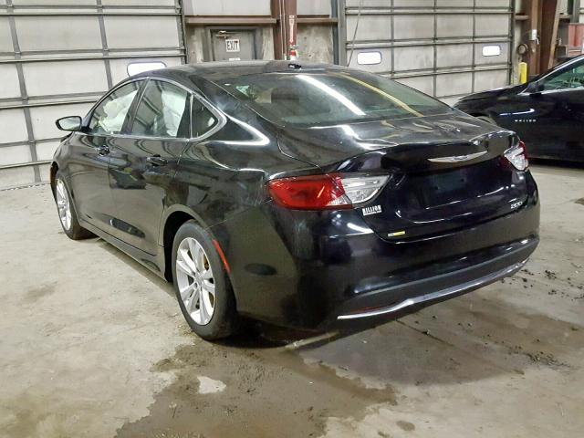 1C3CCCAB0FN705239 - 2015 CHRYSLER 200 LIMITE BLACK photo 3