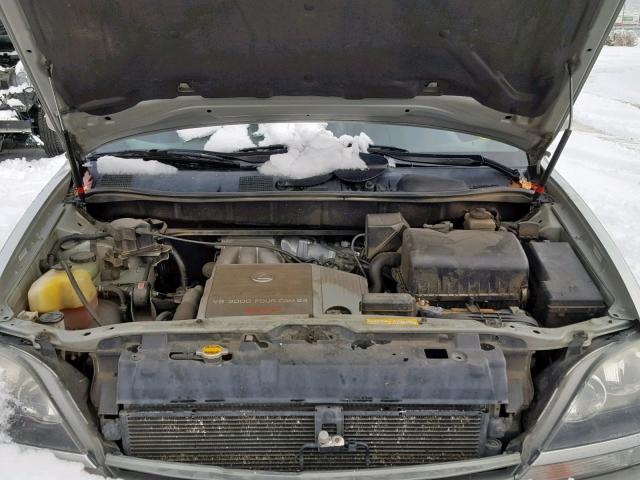 JT6HF10U0Y0099383 - 2000 LEXUS RX 300 GRAY photo 7