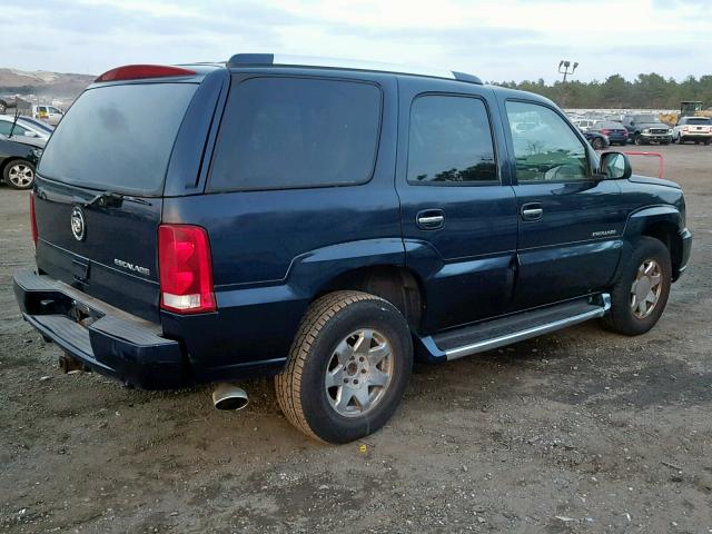 1GYEK63NX4R270276 - 2004 CADILLAC ESCALADE L BLUE photo 4