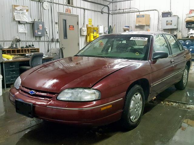 2G1WL52J411185320 - 2001 CHEVROLET LUMINA BURGUNDY photo 2