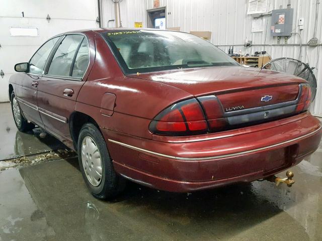 2G1WL52J411185320 - 2001 CHEVROLET LUMINA BURGUNDY photo 3