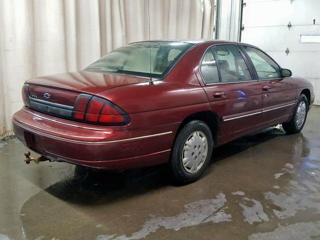 2G1WL52J411185320 - 2001 CHEVROLET LUMINA BURGUNDY photo 4