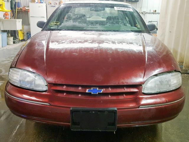 2G1WL52J411185320 - 2001 CHEVROLET LUMINA BURGUNDY photo 9