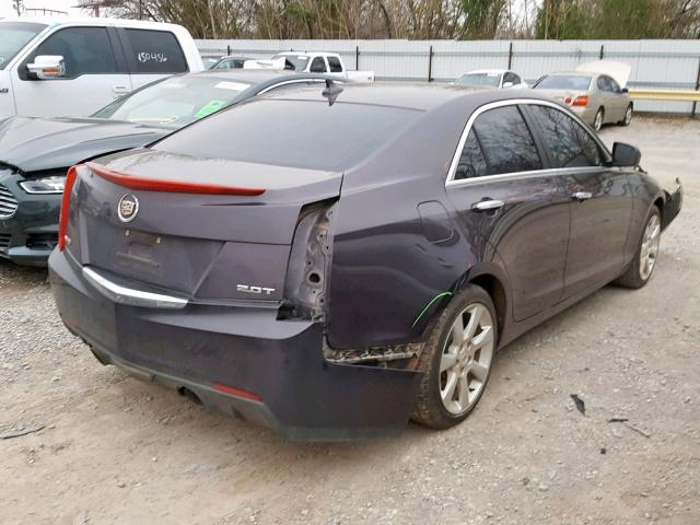 1G6AA5RX0E0163207 - 2014 CADILLAC ATS PURPLE photo 4