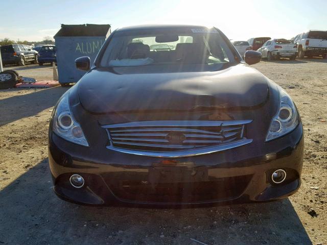 JN1CV6AP6DM306487 - 2013 INFINITI G37 BASE BLACK photo 9