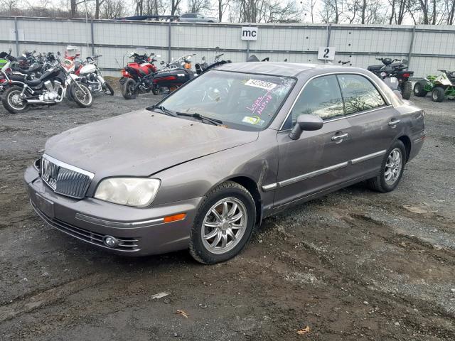 KMHFU45E54A336989 - 2004 HYUNDAI XG 350 GRAY photo 2